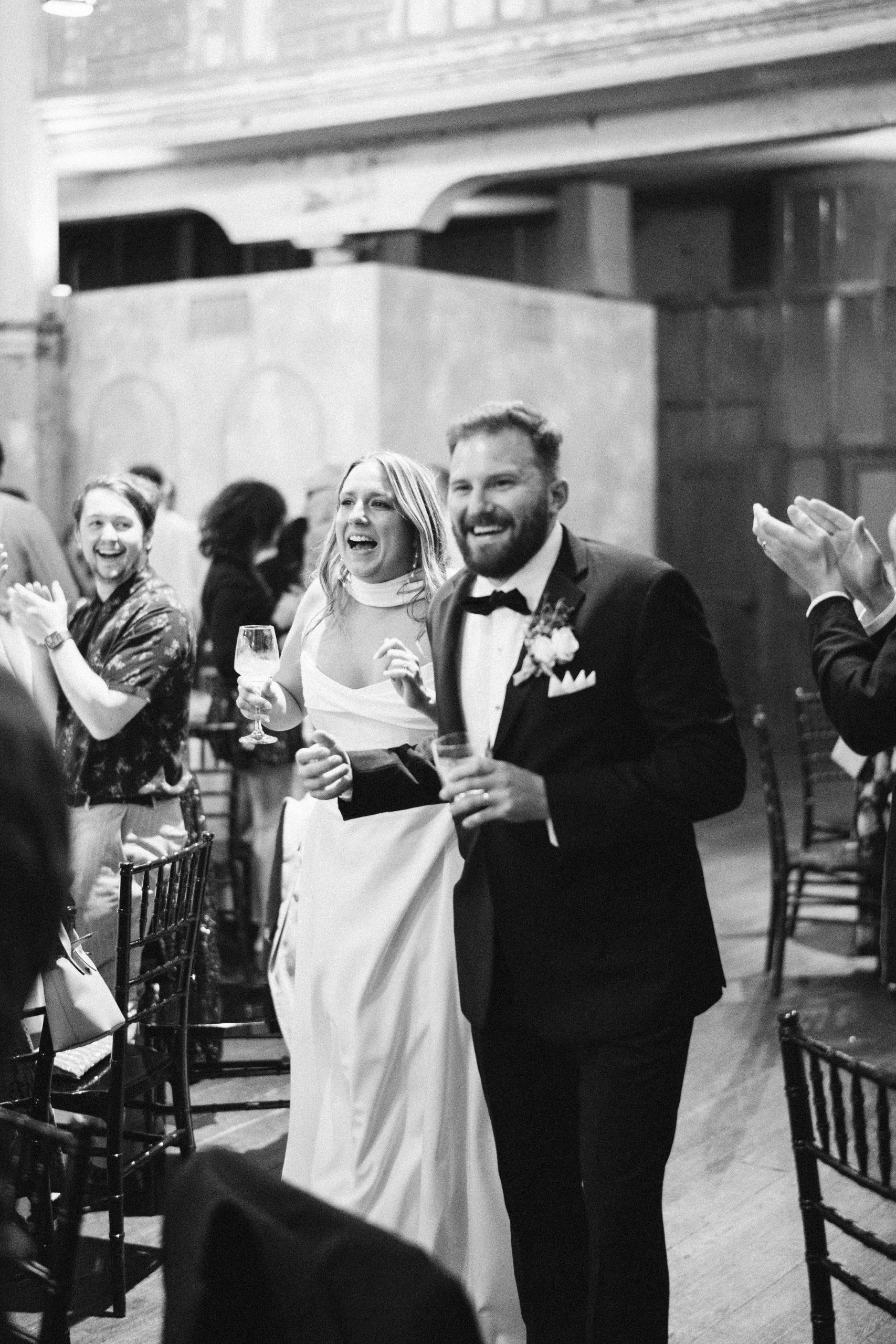 Timeless wedding portrait on film